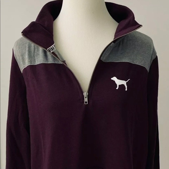 Victoria Secret 1/2 Zip Sweater Jacket - Picture 3 of 6